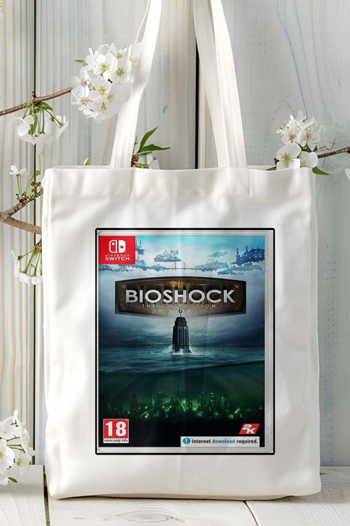 Art hedi̇ye BioShock Oyun Baskılı Omuz Çanta Kişiye Özel model 6