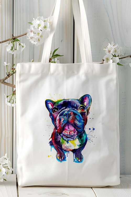 Art hedi̇ye pug doberman Köpek Baskılı Omuz Çanta Kişiye Özel model 9