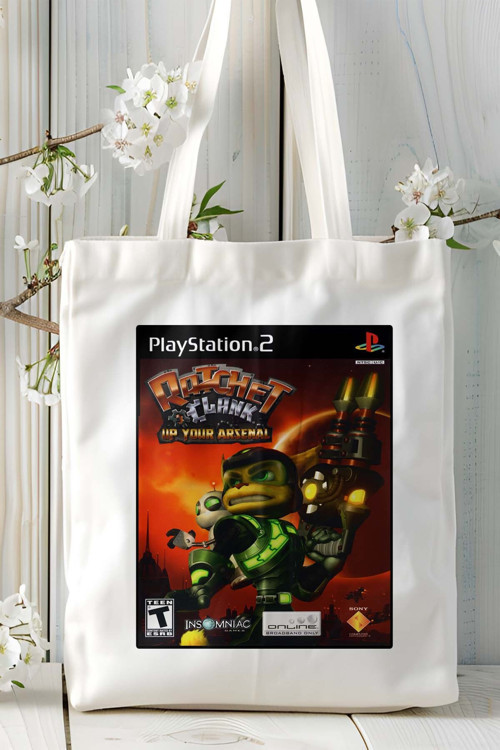 Art hedi̇ye Ratchet Clank Oyun Baskılı Omuz Çanta Kişiye Özel model 1