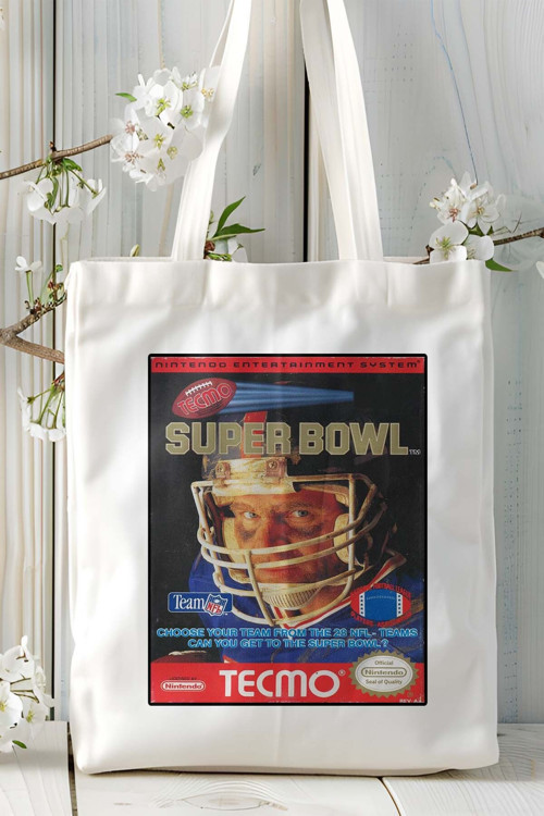 Art hedi̇ye Tecmo Bowl Oyun Baskılı Omuz Çanta Kişiye Özel model 3