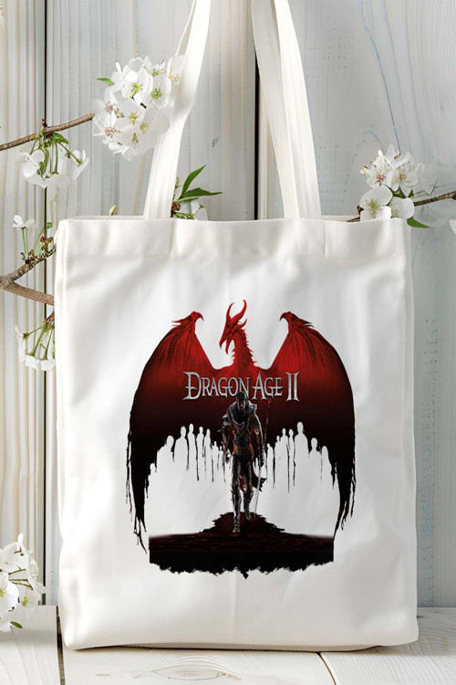 Art hedi̇ye dragon age Baskılı Çanta Çift Taraflı Baskı Kişiye Özel model 1