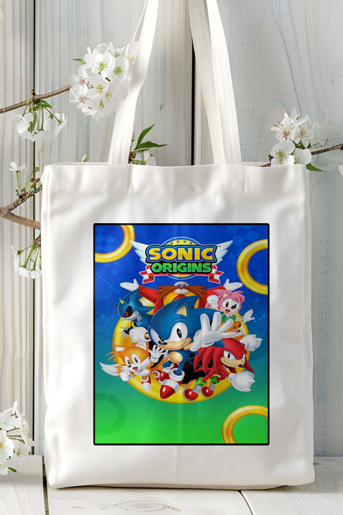 Art hedi̇ye sonic Oyun Baskılı Omuz Çanta Kişiye Özel model 3