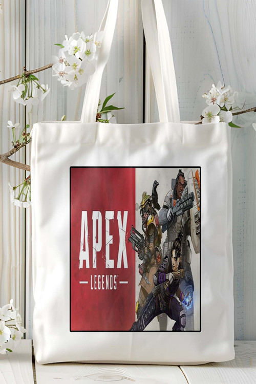 Art hedi̇ye apex legends Oyun Baskılı Bez Çanta Omuz Çantası Kişiye Özel model 7
