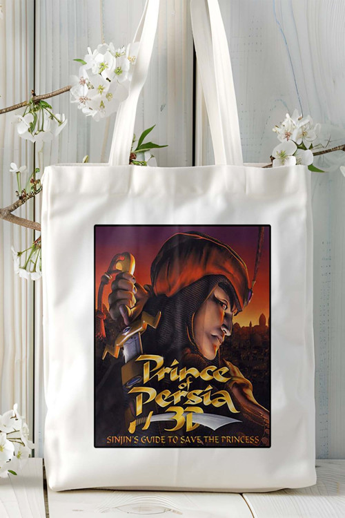Art hedi̇ye Prince of persia The Sandsof time Oyun Baskılı Bez Çanta Omuz Çantası Kişiye Özel model 3