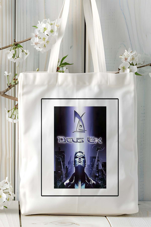 Art hedi̇ye Deus Ex Oyun Baskılı Omuz Çanta Kişiye Özel model 1
