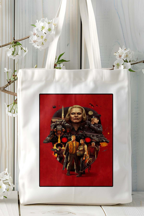 Art hedi̇ye Wolfenstein Oyun Baskılı Bez Çanta Omuz Çantası Kişiye Özel model 1