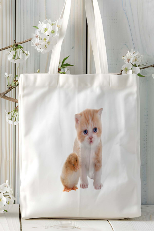 Art hedi̇ye Exotic Shorthair kedi Kişiye Özel Baskılı Bez Çanta Omuz Çantası desen 13