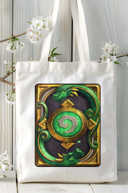 Art hedi̇ye hearthstone Oyun Baskılı Bez Çanta Omuz Çantası Kişiye Özel model 29