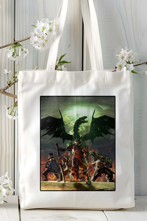 Art hedi̇ye The Art Of Dragon Age Inquisition Oyun Baskılı Omuz Çanta Kişiye Özel model 2