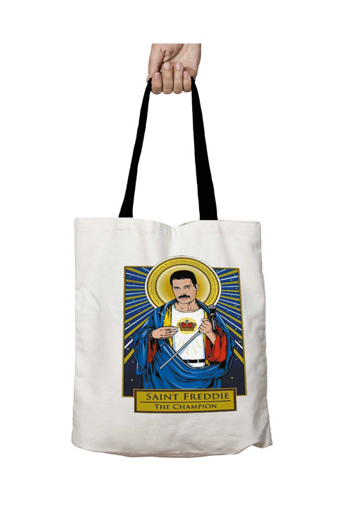 Art hedi̇ye Siyah Kulplu Freddie Mercury Fiction Saint Mia Saint Jules Yıkanabilir Okul Omuz Çanta