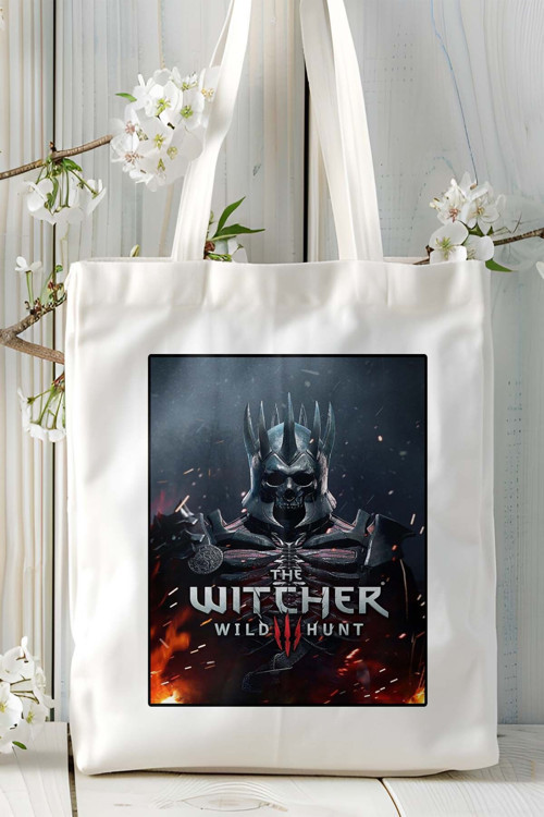 Art hedi̇ye the witcher Oyun Baskılı Omuz Çanta Kişiye Özel model 6
