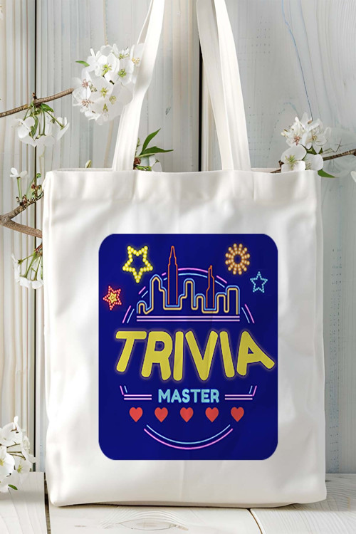 Art hedi̇ye Trivia master Mobil Oyun Baskılı Omuz Çanta Kişiye Özel Model 2