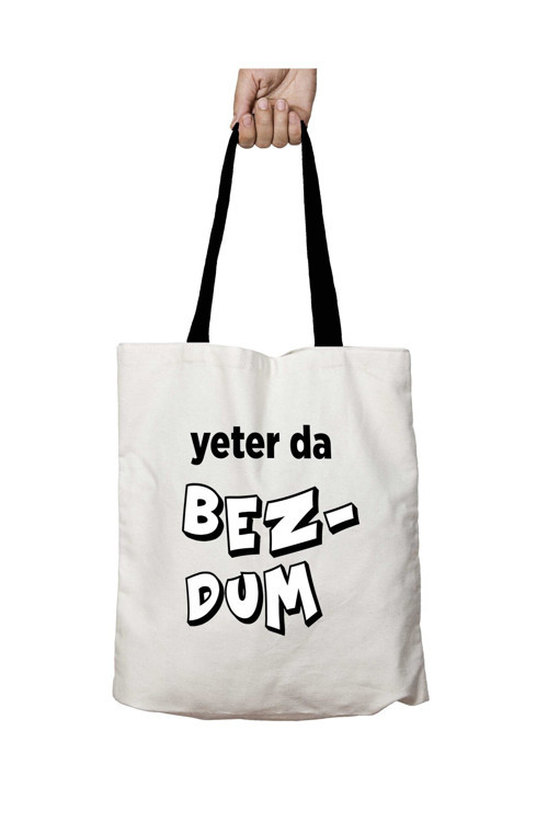 Art hedi̇ye Siyah Kulplu Karadeniz Yeter Da Bez-Dum Yıkanabilir Okul Omuz Çanta