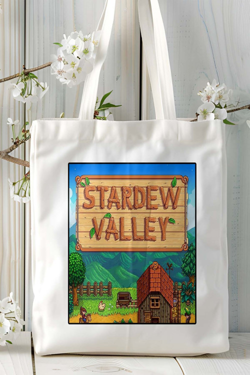 Art hedi̇ye stardew valley Oyun Baskılı Omuz Çanta Kişiye Özel model 1