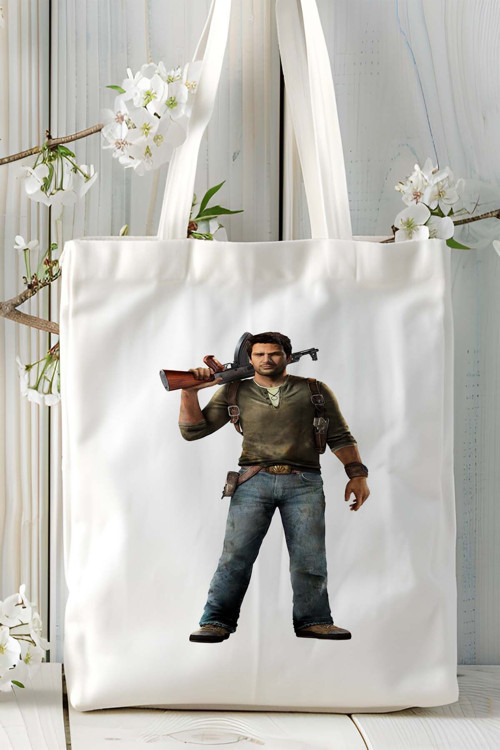 Art hedi̇ye Uncharted : Among Thieves Oyun Baskılı Omuz Çanta model 1