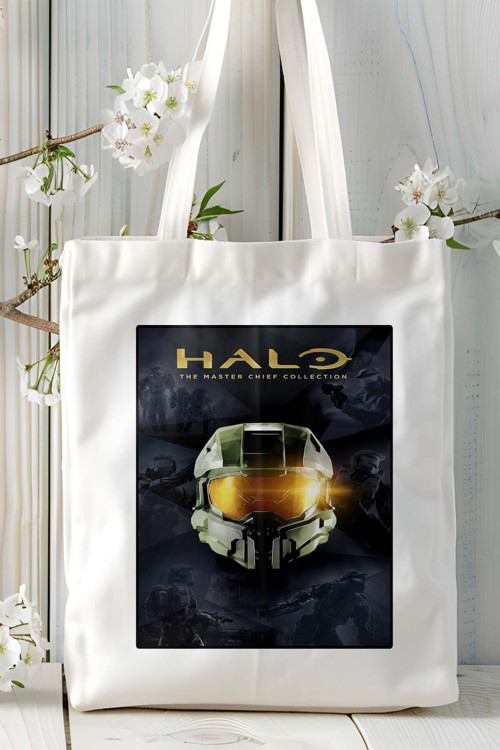 Art hedi̇ye halo Oyun Baskılı Omuz Çanta Kişiye Özel model 8