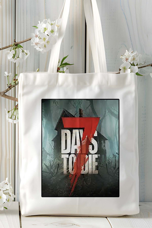 Art hedi̇ye 7 days to die oyun Baskılı Omuz Çanta Kişiye Özel model 1