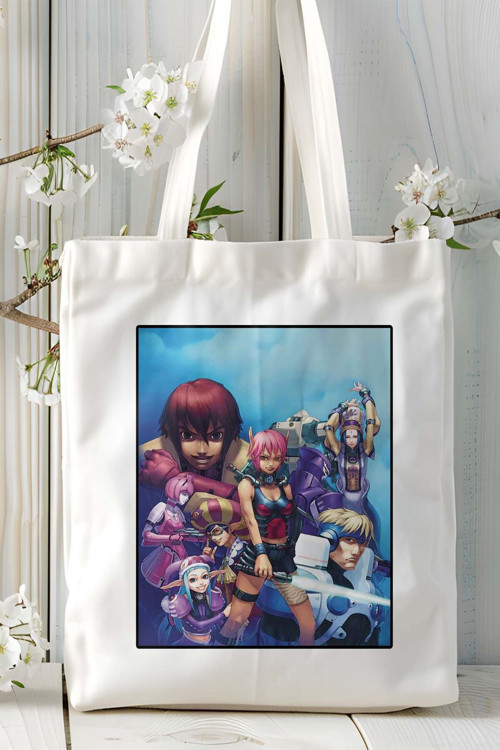 Art hedi̇ye Phantasy Star online Oyun Baskılı Bez Çanta Omuz Çantası Kişiye Özel model 2