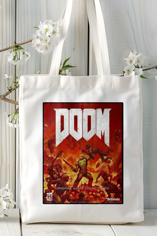Art hedi̇ye doom Oyun Baskılı Omuz Çanta Kişiye Özel model 14