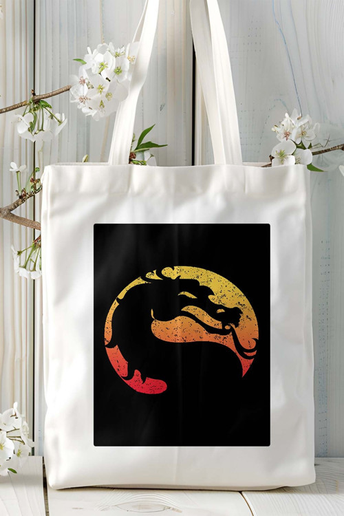 Art hedi̇ye mortal kombat Oyun Baskılı Bez Çanta Omuz Çantası Kişiye Özel model 44
