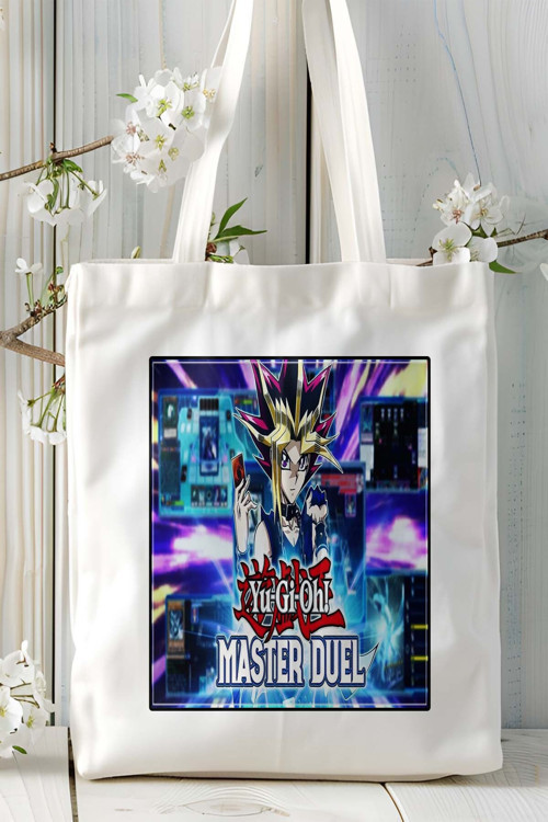 Art hedi̇ye master duel oyun Baskılı Bez Çanta Omuz Çantası Kişiye Özel model 2
