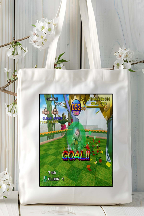 Art hedi̇ye monkey ball Oyun Baskılı Bez Çanta Omuz Çantası Kişiye Özel model 2