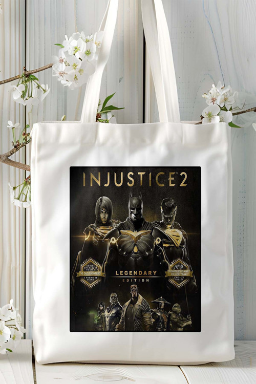 Art hedi̇ye Injustice oyun Baskılı Omuz Çanta Kişiye Özel model 3