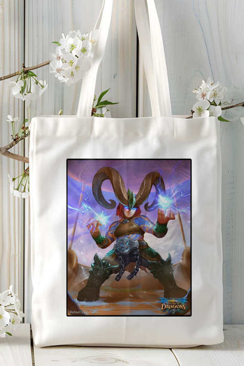 Art hedi̇ye hearthstone Oyun Baskılı Omuz Çanta Kişiye Özel model 4
