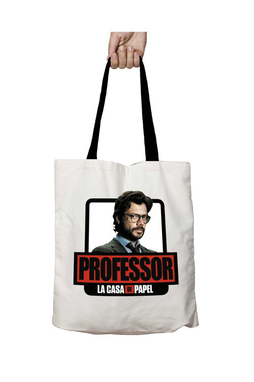 Art hedi̇ye Siyah Kulplu La Casa De Papel Profesör Yeni Tasarım Yıkanabilir Okul Omuz Çanta
