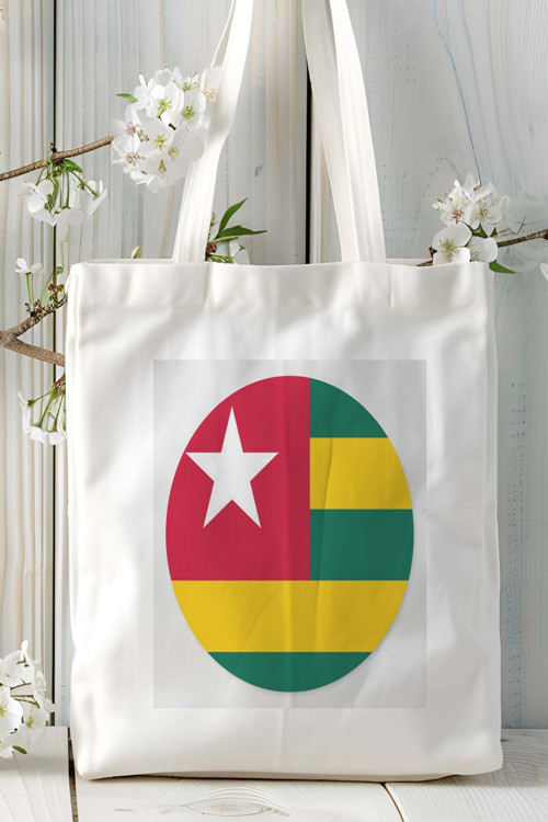 Art hedi̇ye togo bayrak Baskılı Bez Çanta Omuz Çantası model