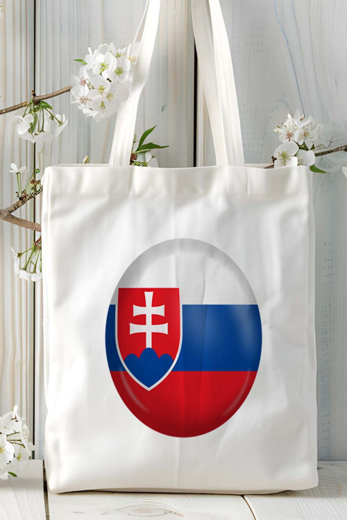 Art hedi̇ye slovakya bayrak Baskılı Omuz Çanta model
