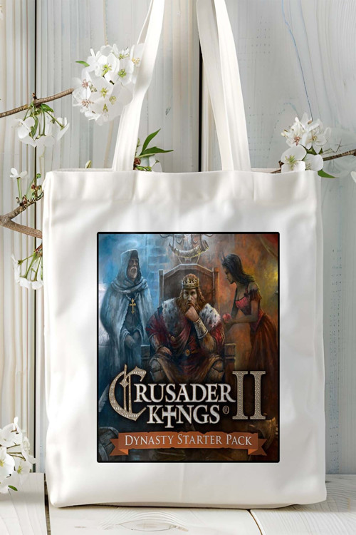 Art hedi̇ye Crusader Kings Oyun Baskılı Omuz Çanta Kişiye Özel model 3
