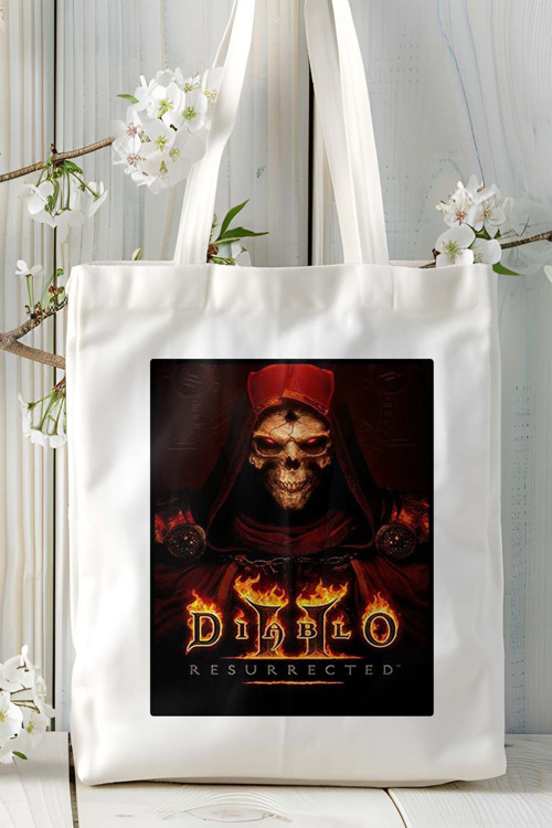 Art hedi̇ye diablo Oyun Baskılı Omuz Çanta Kişiye Özel model 6