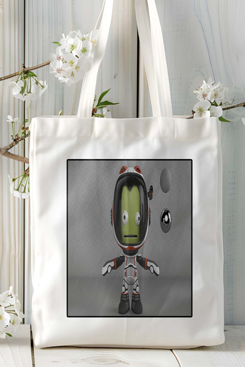 Art hedi̇ye kerbal Space Oyun Baskılı Omuz Çanta Kişiye Özel model 3