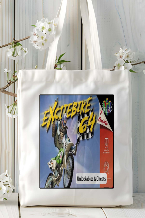 Art hedi̇ye Excitebike oyun Baskılı Omuz Çanta Kişiye Özel model 4
