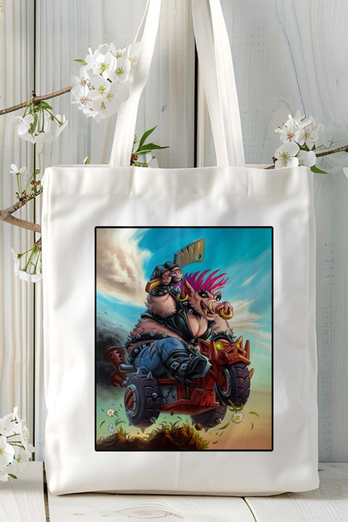 Art hedi̇ye hearthstone Oyun Baskılı Omuz Çanta Kişiye Özel model 2