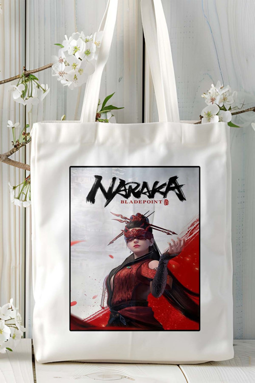 Art hedi̇ye naraka bladepoint oyun Baskılı Bez Çanta Omuz Çantası Kişiye Özel model 2