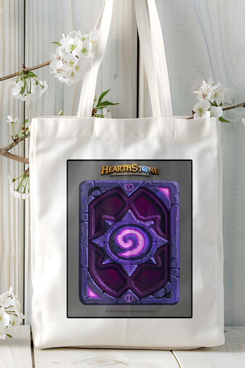 Art hedi̇ye hearthstone Oyun Baskılı Bez Çanta Omuz Çantası Kişiye Özel model 23