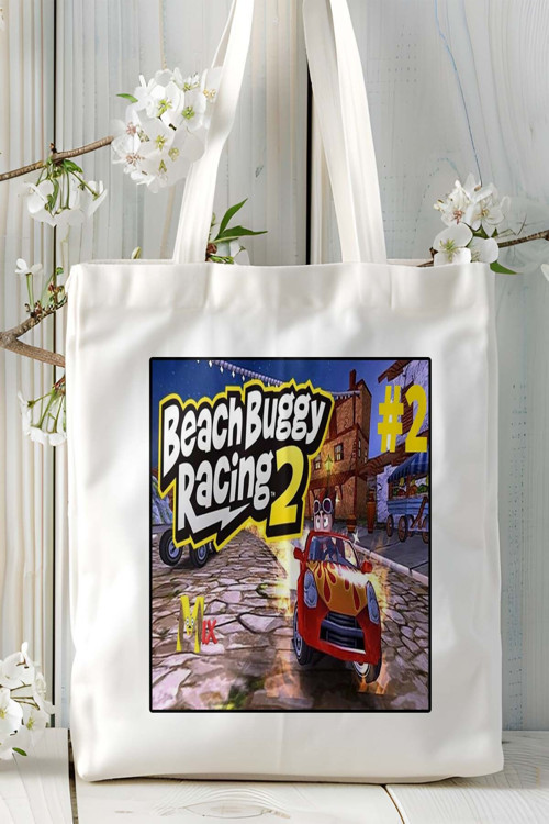 Art hedi̇ye beach buggy Oyun Baskılı Bez Çanta Omuz Çantası Kişiye Özel model 5