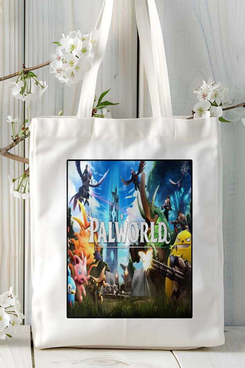 Art hedi̇ye palworld Oyun Baskılı Omuz Çanta Kişiye Özel model 1