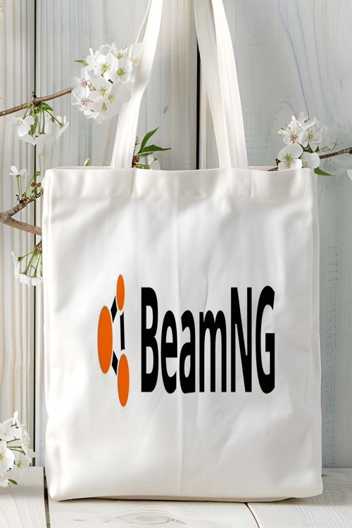 Art hedi̇ye beamng.drive oyun Baskılı Bez Çanta Çift Taraflı Baskı Kişiye Özel beyaz model 1