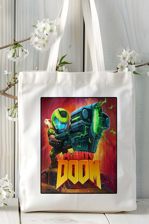 Art hedi̇ye doom Oyun Baskılı Omuz Çanta Kişiye Özel model 2