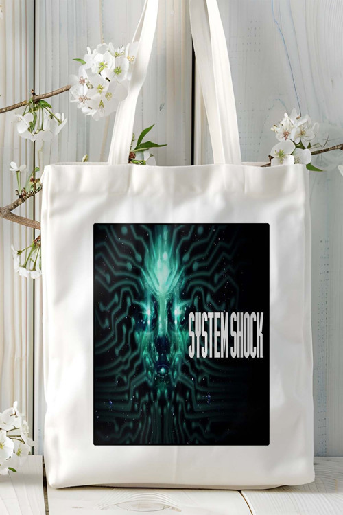 Art hedi̇ye systemshock oyun Baskılı Omuz Çanta Kişiye Özel model 1