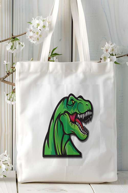 Art hedi̇ye trex Baskılı Omuz Çanta kişiye özel model 4