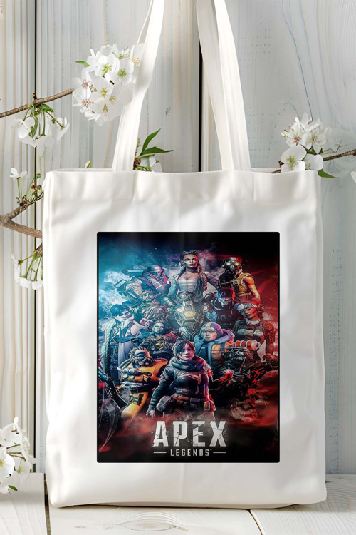 Art hedi̇ye apex legends Oyun Baskılı Bez Çanta Omuz Çantası Kişiye Özel model 27