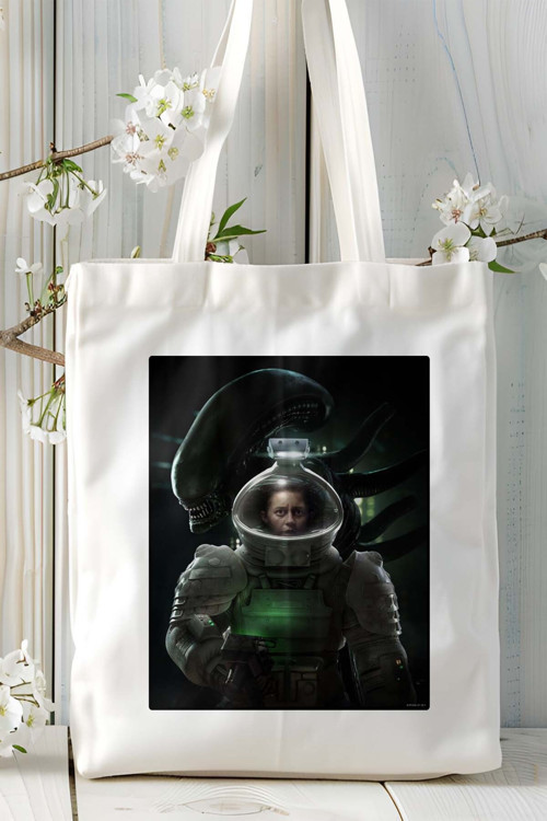 Art hedi̇ye alien isolation Oyun Baskılı Omuz Çanta Kişiye Özel model 3