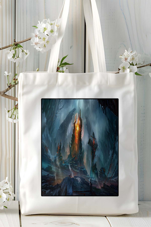 Art hedi̇ye dota oyun Baskılı Bez Çanta Omuz Çantası Kişiye Özel model 11