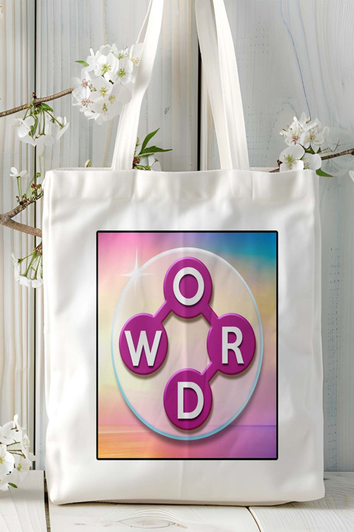 Art hedi̇ye word spaces Mobil Oyun Baskılı Bez Çanta Omuz Çantası Çift tafaflı baskı kişiye özel 1