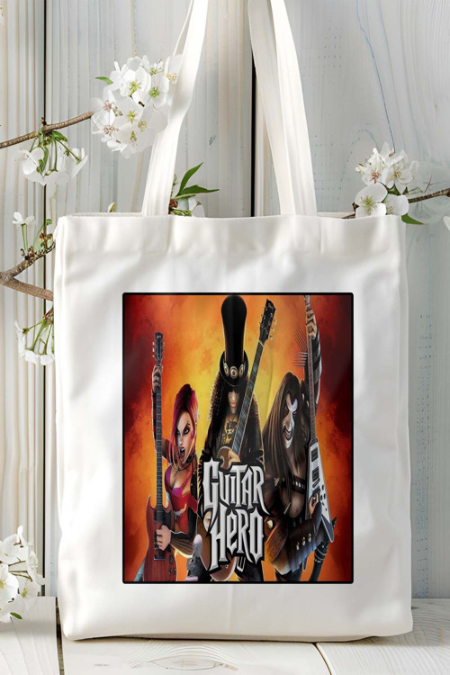 Art hedi̇ye guitarhero Oyun Baskılı Omuz Çanta Kişiye Özel model 2