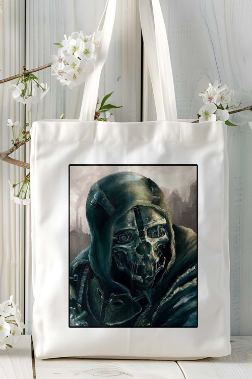 Art hedi̇ye dishonored Oyun Baskılı Omuz Çanta Kişiye Özel model 4